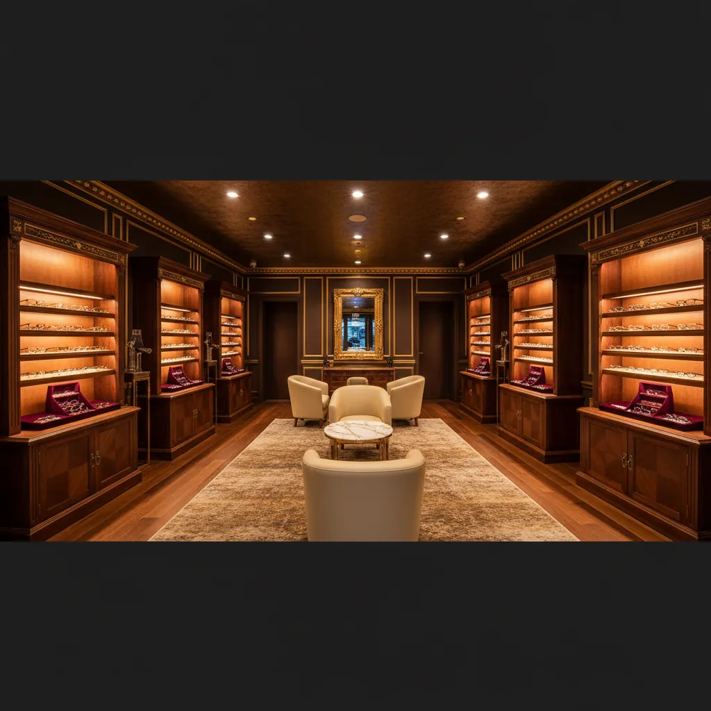 Premium brillen interieur Bastiaan Optiek